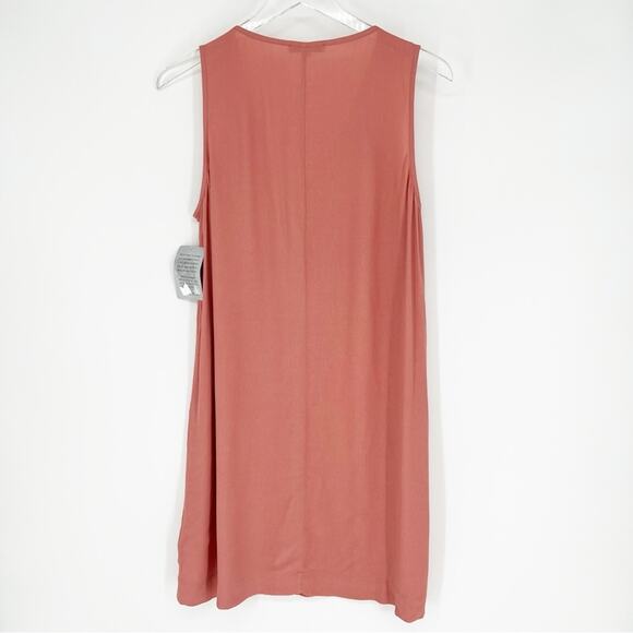 NWT Madewell Button Front Mini Dress M Autumn Berry - Picture 3 of 7